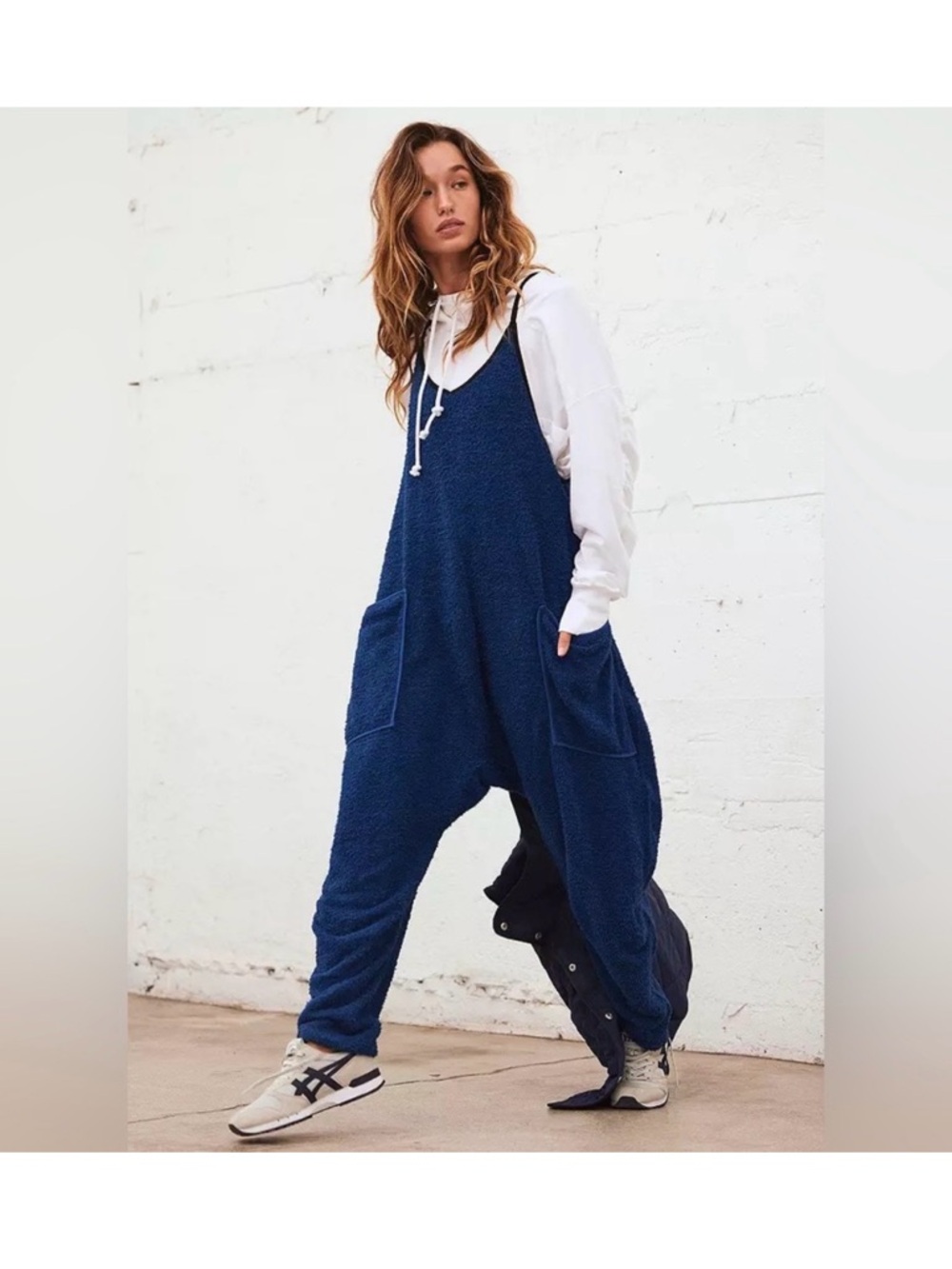 NWT FP Hotshot cuddle up onesie IN Prep School Blue - Large